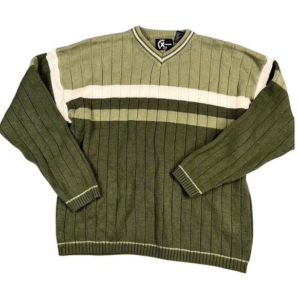 Xtreme Other - Men's L green Xtreme long sleeve sweater v-neck excellent condition